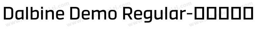 Dalbine Demo Regular字体转换